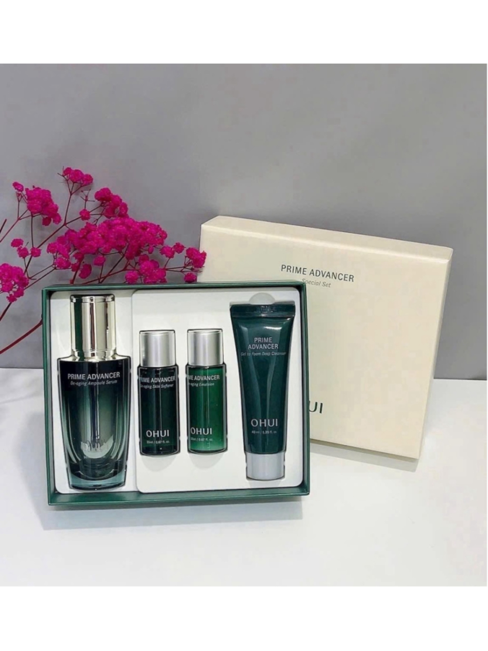 O HUI OHUI Prime Advancer De-aging Ampoule Serum 50mL Special Set